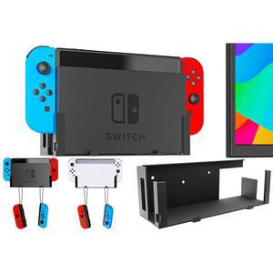 닌텐도 스위치용 펀터보 월 마운트, 스위치 OLED 및 오리지널 2-in-1과 호환되는 마운트 키트 마운팅 브래