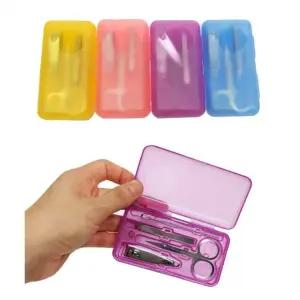 손톱깍이[손톱깍이 4종세트]손톱깍이/손톱깍이/손톱깍이/귀이게/쪽집게/큐티클가위/인쇄가능[주경]