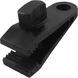 언로르스피 10Pcs 헤비 듀티 잠금 그립 방수 클립은 번지볼이 달린 클램프 재사용 가능한 플라스틱