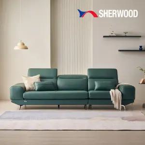 말로 3.5인용 이태리 천연통가죽 소가죽 헤드틸팅 기능성 소파