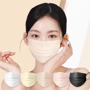 [100매]클라 원데이핏 라이트 MB필터 덴탈 컬러마스크 대형/중형