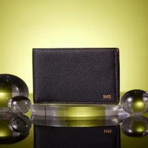 닥스 액세서리 26FW [슬림반지갑][SOFT TWOTONE][소프트 투톤] 블랙 브라운 컬러 콤비 DAKS 로고 DBWA6F70