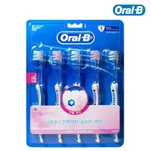 오랄비 벨벳 초미세모 잇몸케어 5개입 세정칫솔