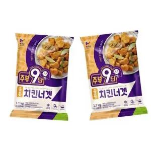 목우촌 주부9단 골든 치킨너겟 1.1kg X 2개
