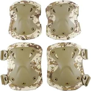 야외 CS 페인트볼 게임 사이클링 안전 스케이트보드 장비 스케이트 무릎 보호 가드 패드를 위한 AOUTACC