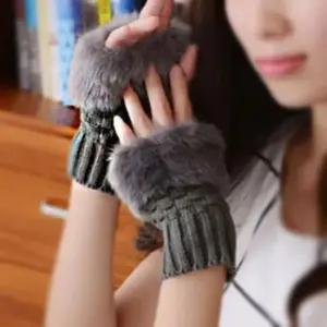레그워머 예쁜 귀여운 여성 워머 토끼털 암워머 짧은 핸드