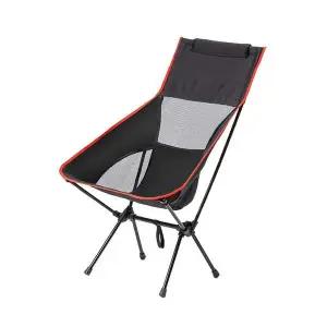 휴대용 JJ52GS98 접이식 캠핑의자 블랙 대형