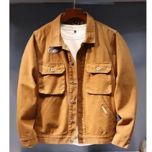 남친 청 간절기 봄가을 청자켓 청재킷 칼라넥 카고 아우터 원픽1