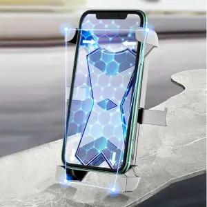 핸들폰홀더 킥보드 폰거치대 간단설치 터치가능 바이크폰받침대 360도