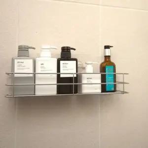 이지탭 스테인리스 무타공 다용도 일자선반400