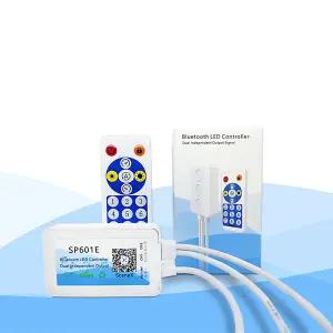 어드레서블 스트립용 픽셀 LED 컨트롤러 SP601E 듀얼 신호 출력 WS2812B SK6812 UCS1903 TM1804