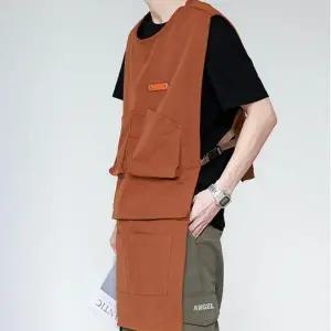 3컬러 탈부착식 조끼앞치마 공방 목공 미술 작업조끼