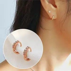 [다잇템]여자 반짝 미니은귀걸이 클래식 큐빅 이어링_P335088569