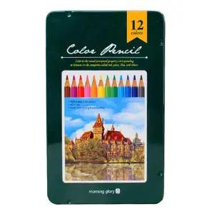 12색 XZ97QJ28 유성색연필 틴케이스 색연필