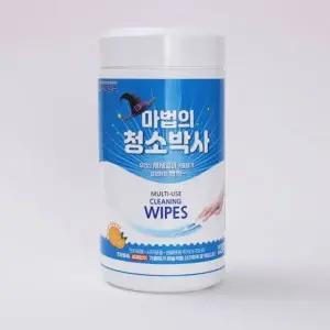 ( )마법의청소박사 200매 원통형 다용도 클리너티슈 기름때 찌든때 세정용