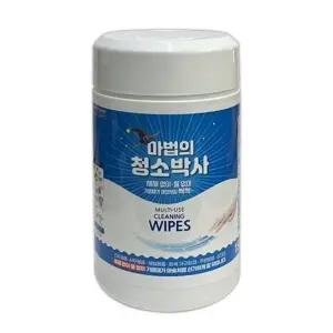 ( )마법의청소박사 150매 원통형 다용도 클리너티슈 기름때 찌든때 세정용