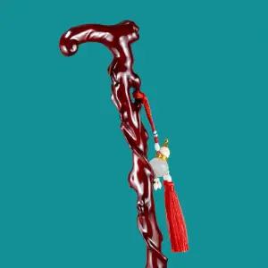 노인용 지팡이 어르신 나무 할아버지 보조 목발