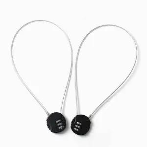 와이어번호자물쇠 BB63OE92 번호자물쇠 킥보드자물쇠 블랙