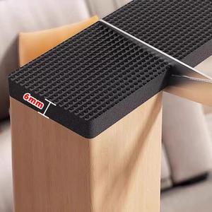 두꺼운 미끄럼 방지 가구 고무 다리 소음 테이블 의자 형태 보호대 감소 범퍼 패드 접착 자가 바닥 DIY 스트립