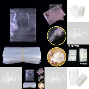 PE 투명 지퍼백 (10X12cm)-100매 포장 비닐 폴리백/비닐팩/벌크/위생백/단체/위생팩/슬라이딩/급식/미니/급