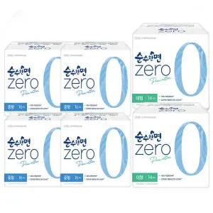 [롯데백화점]깨끗한나라 깨끗한나라 순수한면 제로 중형 16개입x4팩+대형14개입x2팩