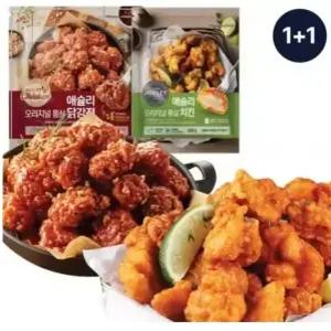 애슐리 반반 치킨 세트 (통살 치킨 1 + 닭강정 치킨 1)