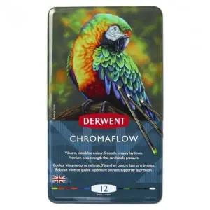 더웬트 QV57RI26 크로마플로우 유성색연필 12색 (DE2305856)
