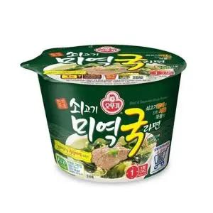 쇠고기미역국 L1B5E0R4 맛 라면 12입 100g 즉석식품 간편조리 국물라면
