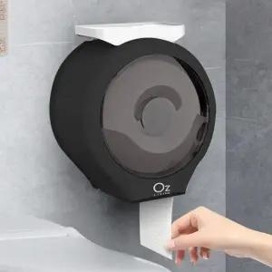 반투명 점보롤케이스 폰거치 벽걸이 점보롤디스펜서 화장지 휴지걸이