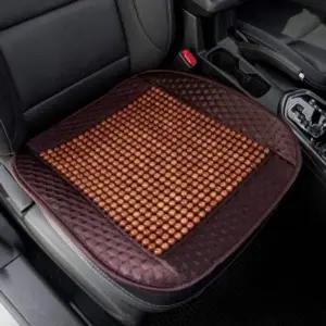 썬카 G2E2B5I9 원목구슬 자동차 방석 차량용 통풍 여름방석