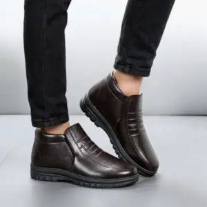 정장캐쥬얼 수트 겨울 방한 슈즈 털구두 남성