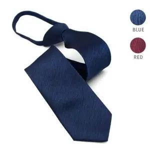 [다잇템]남자 자동 파란색 자크 색상 네이비 넥타이_P339994498