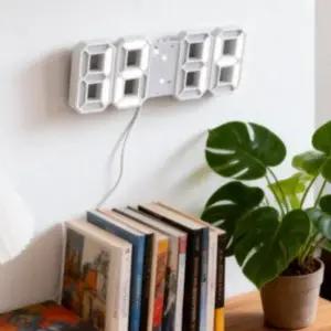 ( )디스플레이 대형 LED 탁상 입체 숫자 3D 시계