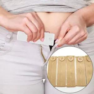 임산부 허리조절 탭 연장 청바지 바지 5P 확대 후크