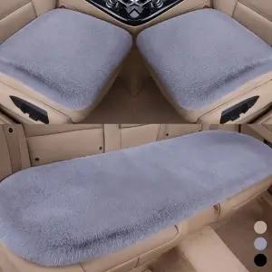 키밍 H5R0Z7X3 자동차 겨울 털방석 3개 세트 포근한 방석