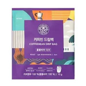 커피빈 C5B4K1S8 드립백 콜롬비아 다크 10gx5T