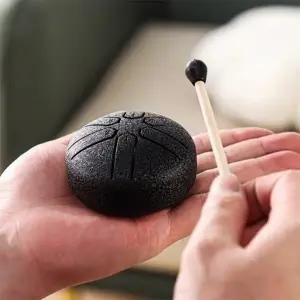 스틸 텅드럼 6 노트 레인 드럼 미니 캠핑용