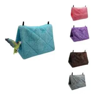 앵무새놀이터 앵무새 방한 동지 새장 새용품 새집 삼각 해먹 소형