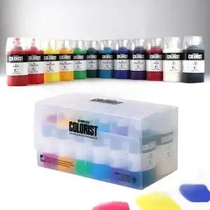 신한 VL91DC43 컬러리스트 튜브형 포스터칼라 물감 40ml 12색