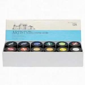 알파색채 TV98GY27 아티스트 포스터칼라A세트40ml 12색