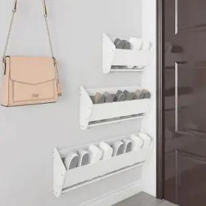 벽걸이 신발정리대 공간활용 신발장 수납 선반 60cm