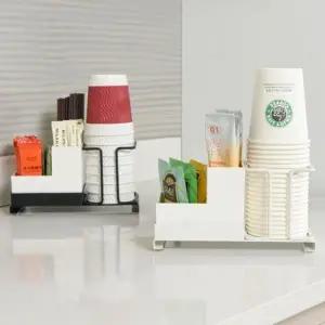 종이컵홀더 커피트레이 디스펜서 컵꽂이 물컵 정리대