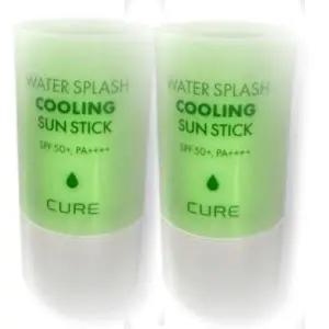 [셀러허브][영양친구] 김정문알로에 워터 스플래쉬 쿨링선스틱 얼음자차 23g 2개 (S39095315)