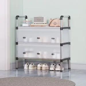 [삼단 신발정리대] 조립식 신발장 신발보관함