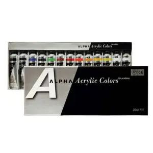 알파 ZE33RK95 다용도 실버 아크릴물감 13색