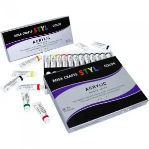 로사 TJ09DT79 크래프트 스타일 아크릴 물감 20ml 12색 세트