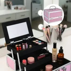 대용량 메이크업 도구 보관함 네일아트 도구 정리대