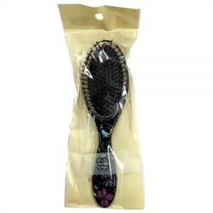 깔끔하게 정리돼요 타원형 쿠션 헤어브러시 중 블랙