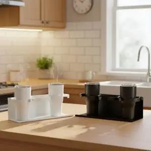 텀블러 거치대 정리대 보관함 자석부착형 무타공