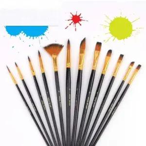 미술 AD93KU11 용품 학교 준비물 수채화 미술 붓 브러쉬 세트